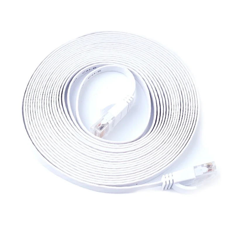 Новые поступления 0 5/1/1.5/2/3/5/10/15/20/25/30 м плоский сетевой Ethernet CAT6 патч кабель UTP Lan