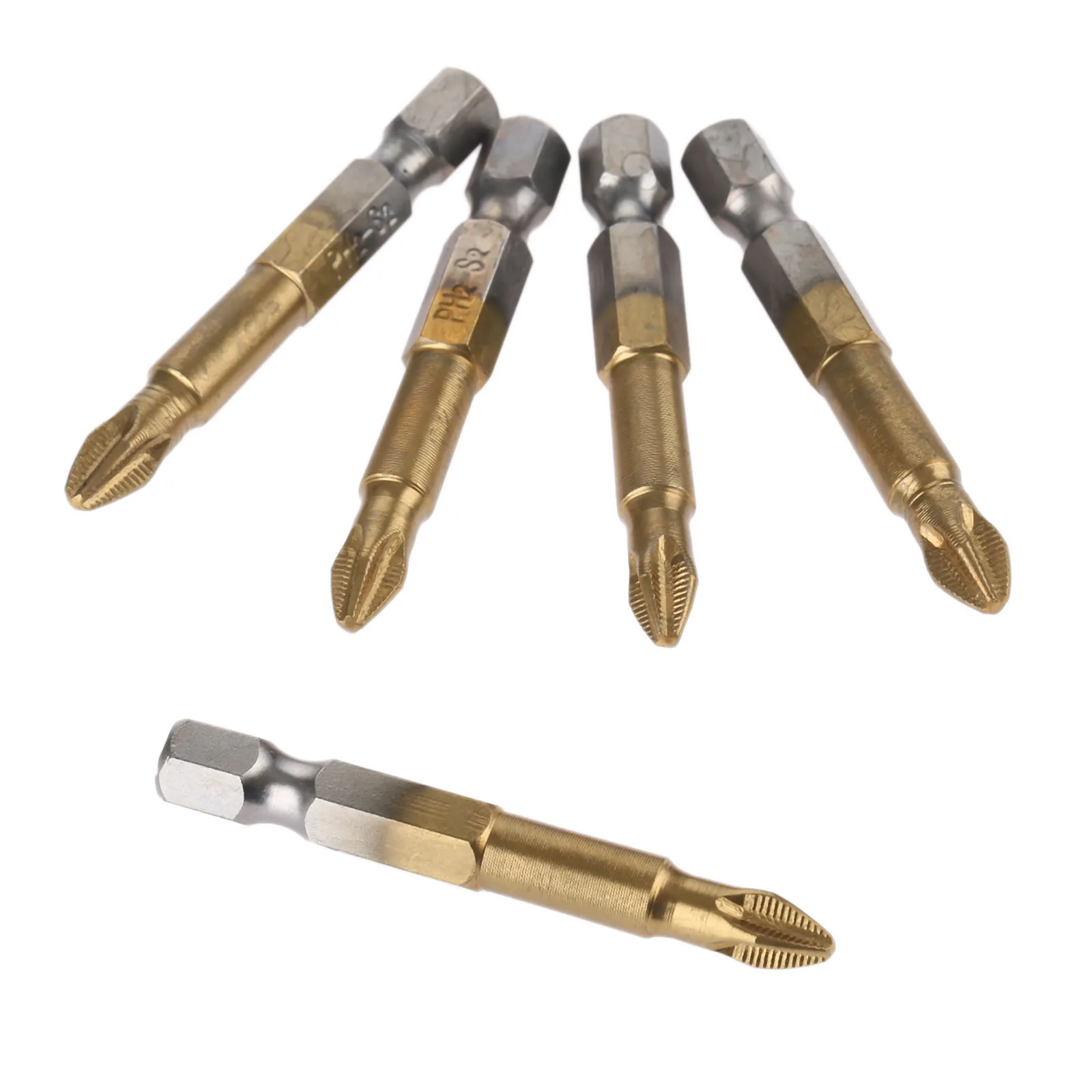 5 шт. Нескользящие электрической насадки для отвертки с одной стороны магнитный