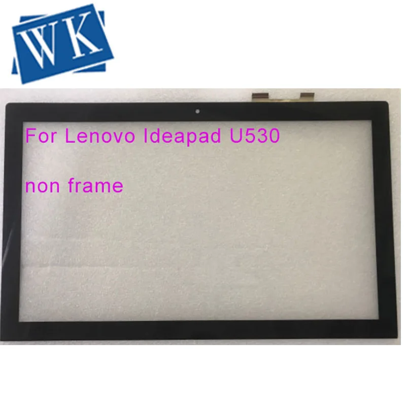 

Free shipping with bezel original 15.6" Touch Screen Digitizer For Lenovo Ideapad U530 59428053