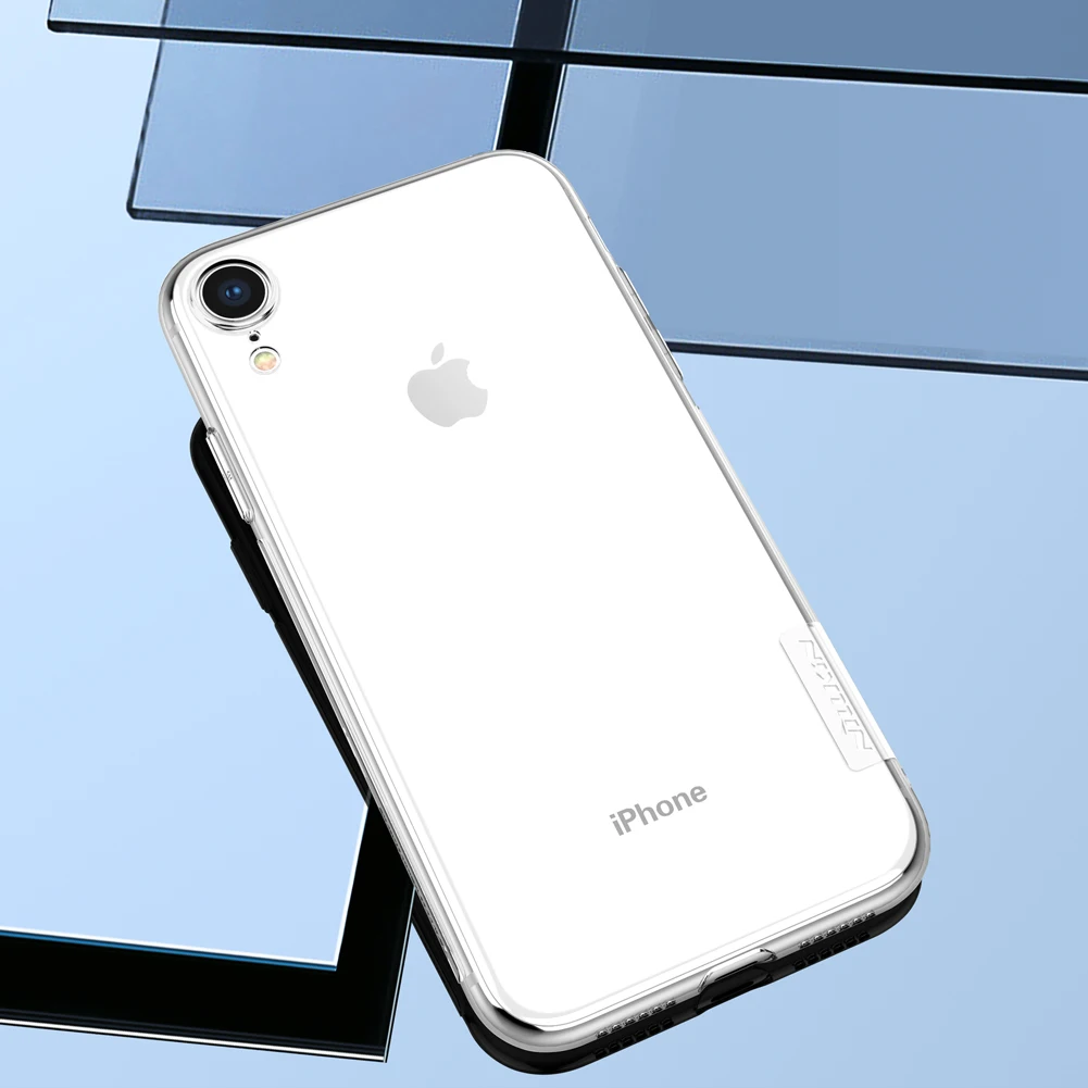 Для iPhone X XS XR XS Max чехол Nillkin натуральный прозрачный мягкий кремний TPU Защитный чехол для iPhone XS Max задняя крышка