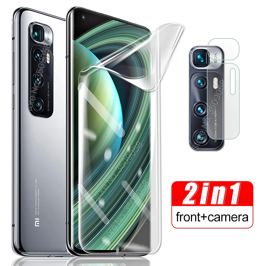 Гидрогелевая пленка для xiaomi mi10 mi note 10 note10 ultra pro lite легкая мягкая защитная экрана