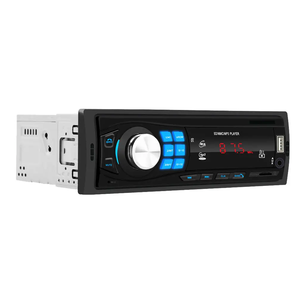 

12 В 1DIN Bluetooth автомобильный стерео mp3-радиоплеер In- USB FM Aux приемник