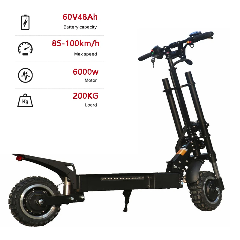 Online ZAPCOOL T112-1 5600W 11 Zoll Erwachsene Faltbare Off-road Elektro Roller 60V 24AH Patinete Schritt E-roller Mobilität Roller