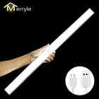 Горячая USB перезаряжаемая 244060 светодиодная Ночная лампа под шкафом лампа с датчиком движения PIR для внутреннего гардероба домашняя спальня кухня