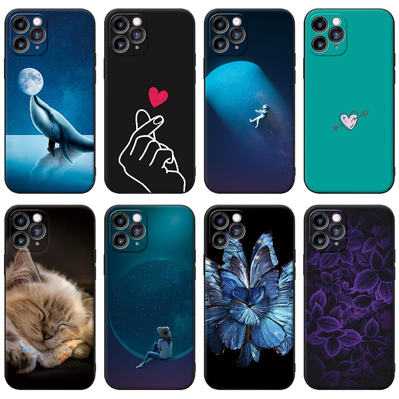 

Original Liquid Silicone Luxury Case For Apple iPhone 11 12 Pro Max mini Fashion printed Shockproof Case Cover