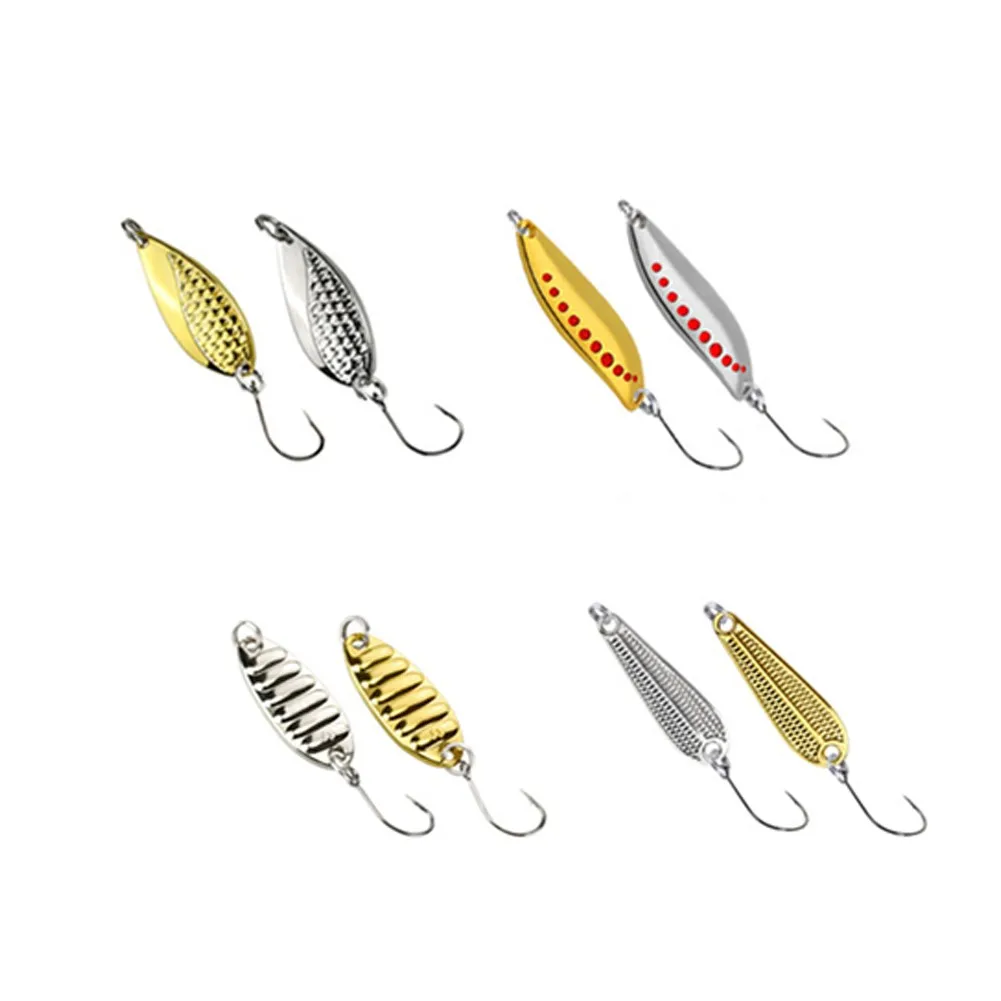 18pcs Fishing Spinner Spoons Lures Metal Baits Set With Storage Bag Case Artificial Wobbler Spinnerbait Tackle | Спорт и развлечения