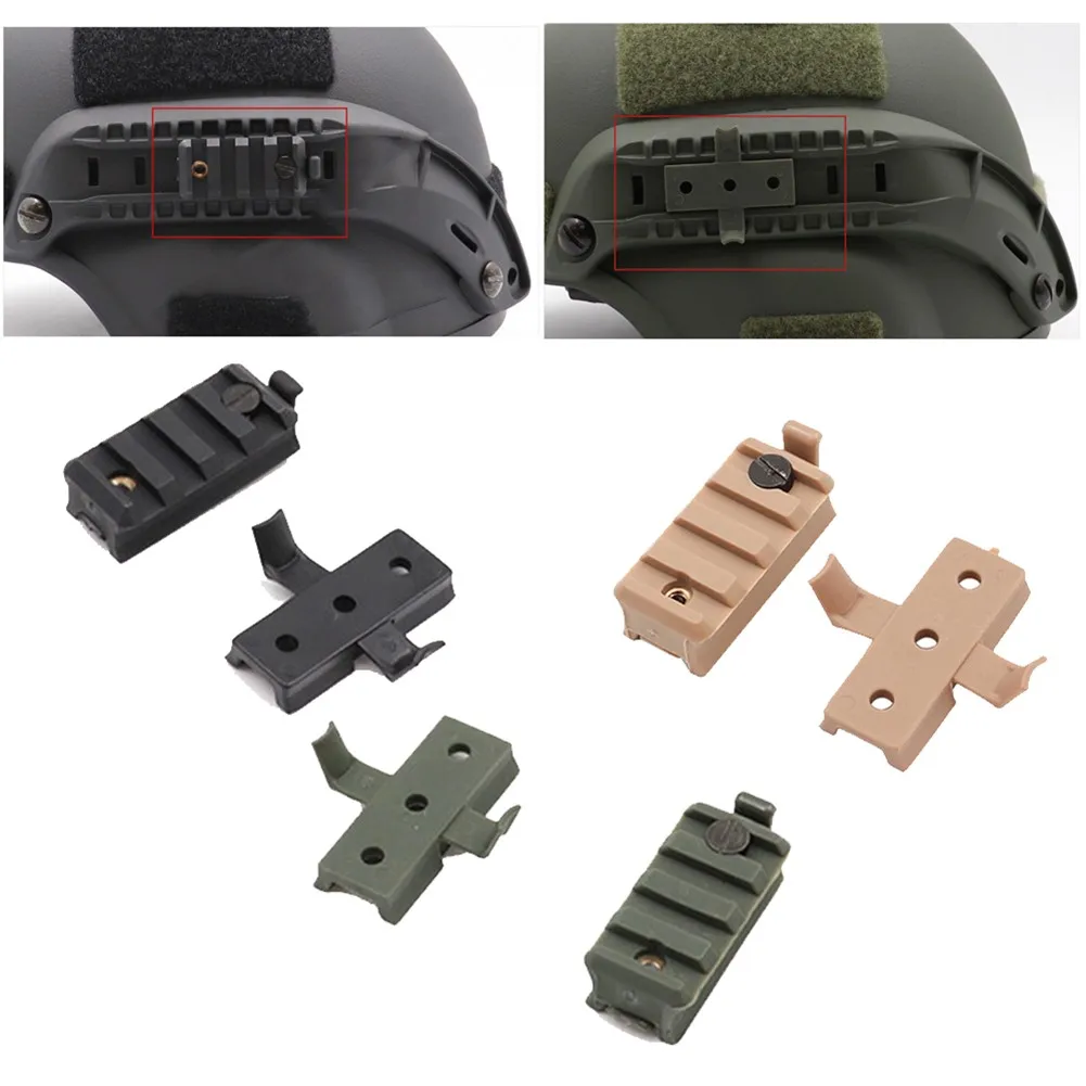 

1 Set MICH Helmet Gadgets Rail Small Accessories For OPS FAST Helmet BK High Quality Sports Equipment Helmet Tools