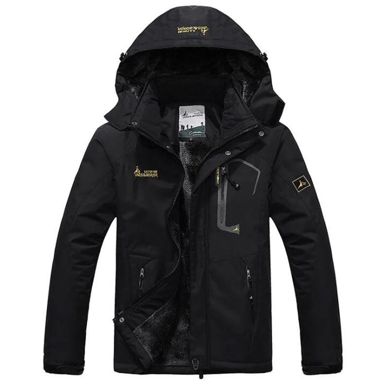 

High quality down jacket men's winter parka coat men's white duck down jacket hooded outdoor thick warmth padded coat L-6XL