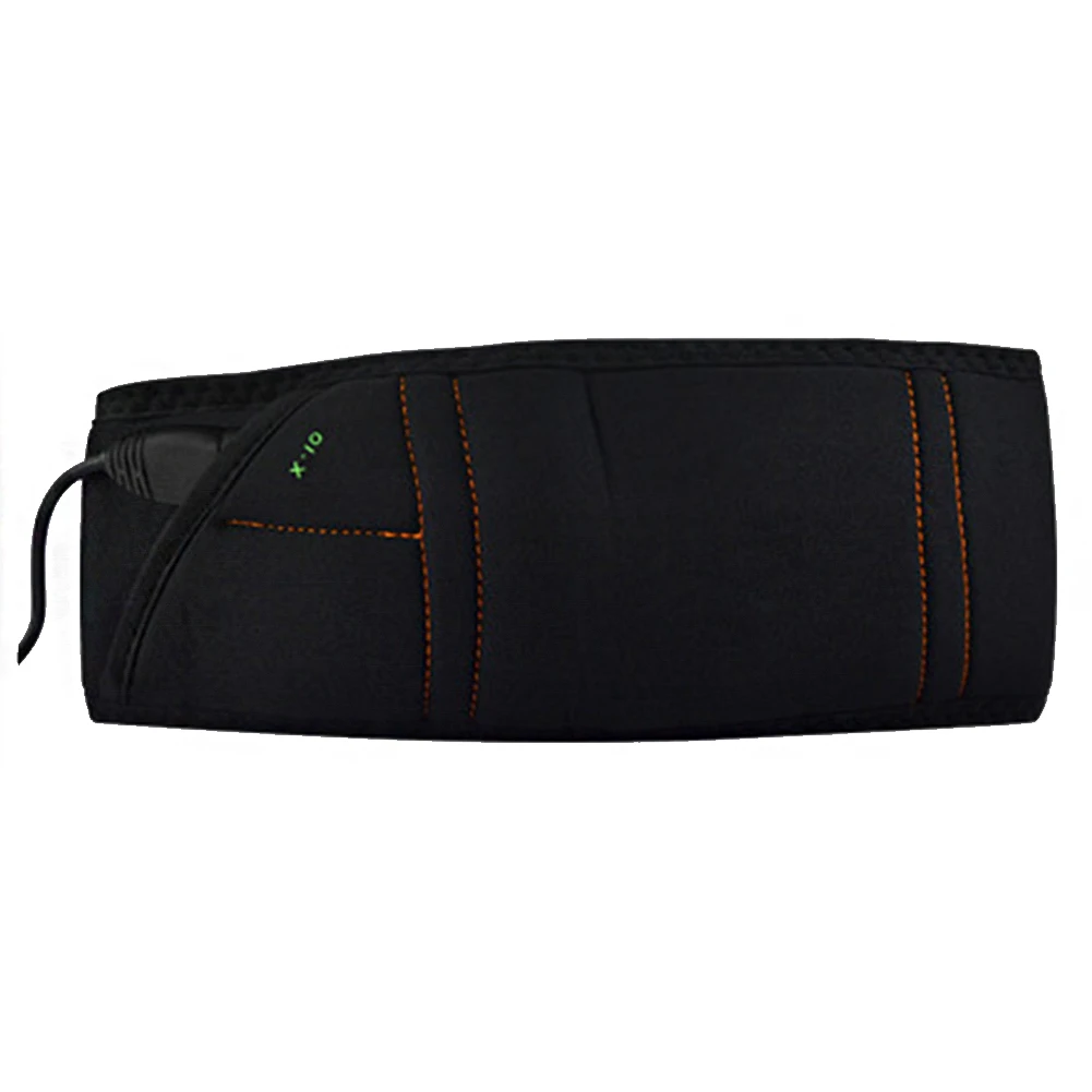 Съемный регулируемый режим талии обертывание EMS электрическая вибрация черный