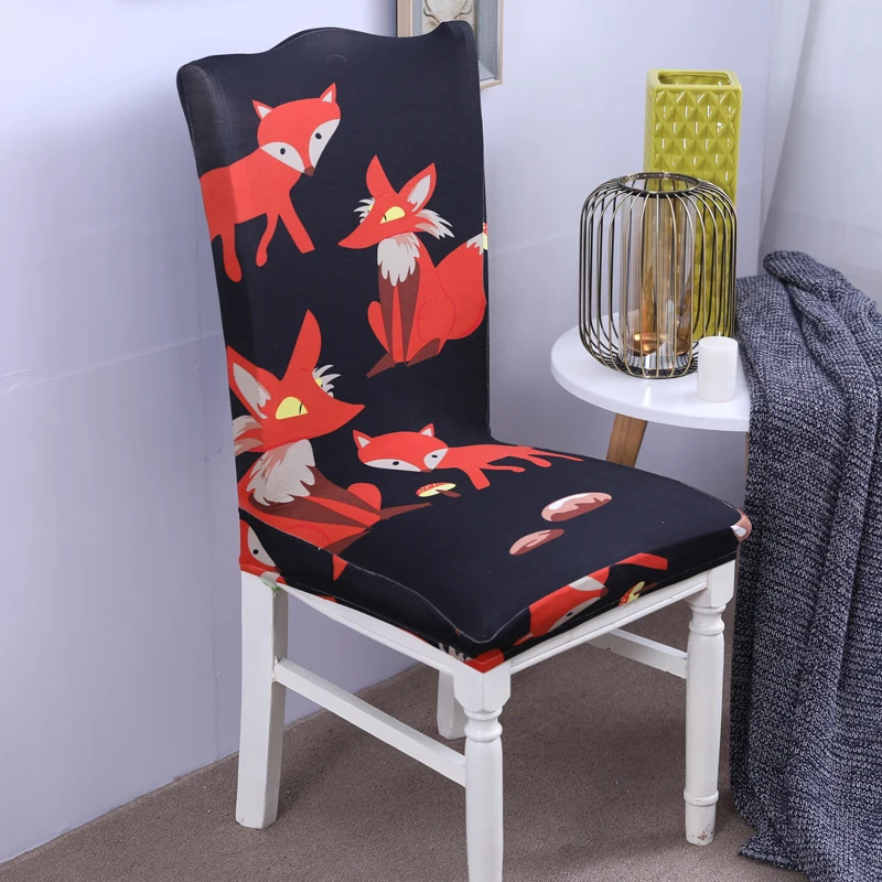 Млрд 48 стрейч Чехлы для обеденного стула эластичный пояс Роскошные Анти-грязный