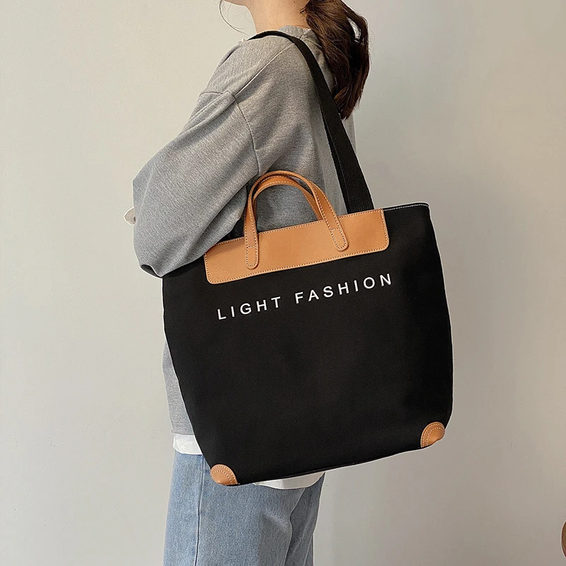 

Women's Bag Luxury Design Large Capacity Canvas Handbag High Quality Leisure Comfortable Shopping Single Shoulder Messenger Bag