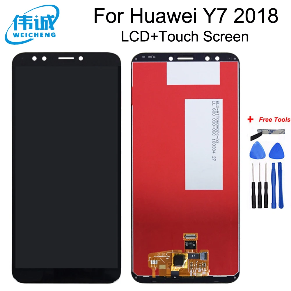 

Display For Huawei Y7 2018 LDN-L01/LX3 LCD Display Touch Screen Replacement For Y 7 Prime/Pro 2018 LDN-L21/LX2 Tested LCD Sensor