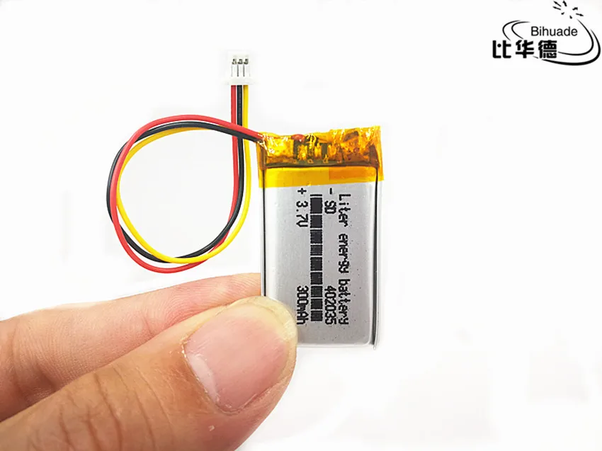 Хорошее качество JST PH 1 0 мм 3 pin 7 V 300mAH 402035 полимерный литий-ионный/литий-ионный