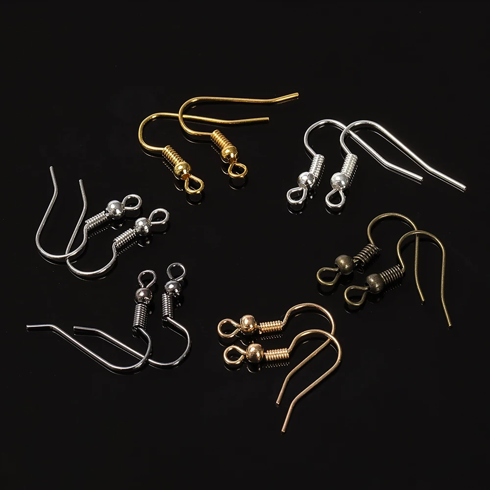 200 шт. Серьги крючки с бусинами кисточки очаровательные серьги модные висячие