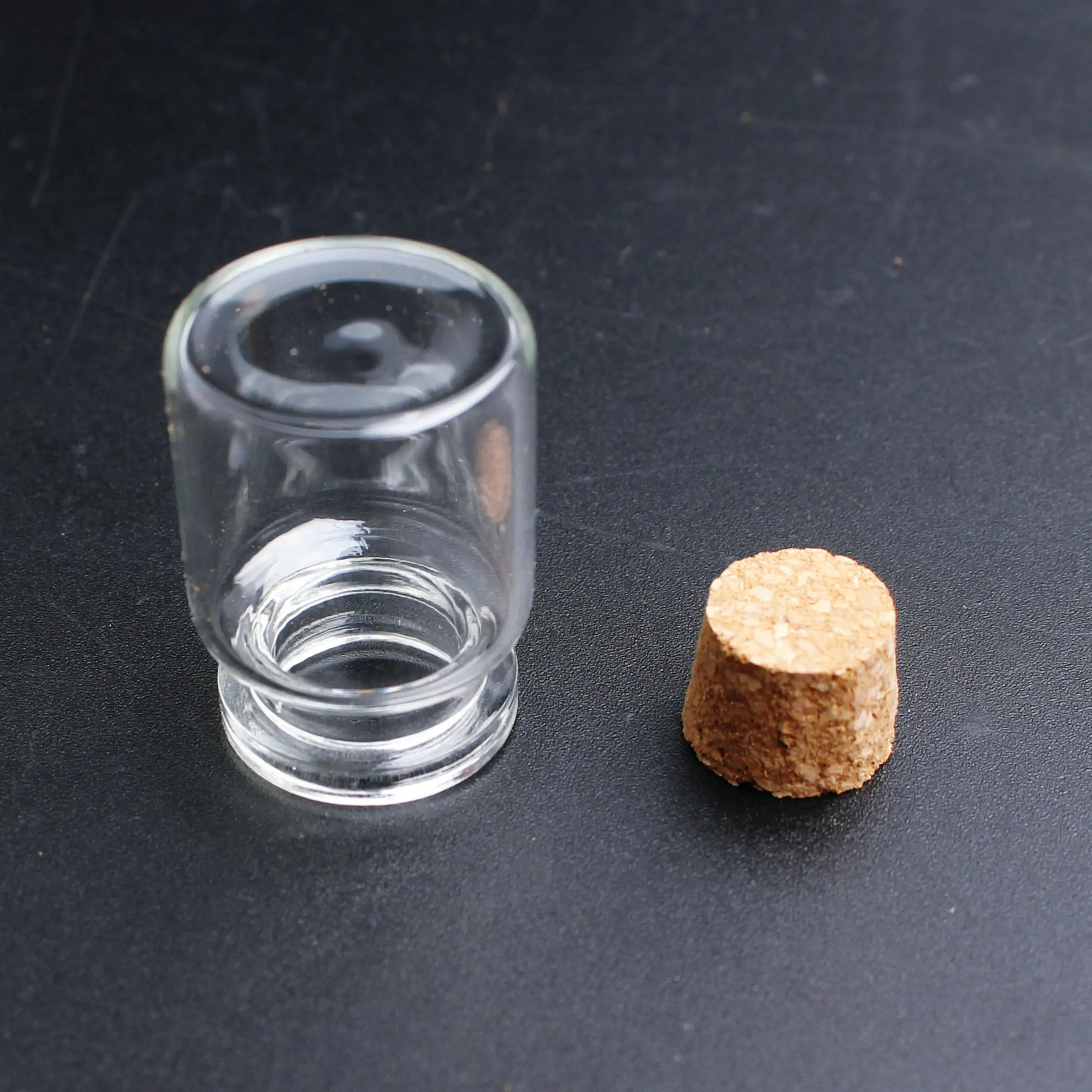 10 шт. мини стеклянные бутылки с пробкой|Камни| |