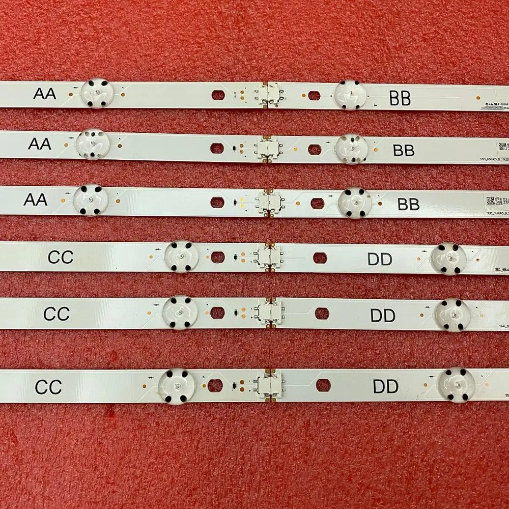 Светодиодная панель (12) для LG 65UJ630Y 65UJ634T 65UJ634V 65UJ6300 65UJ630V 65UJ5500 65UJ6307 65UJ6320 65UJ6309 65UJ632T