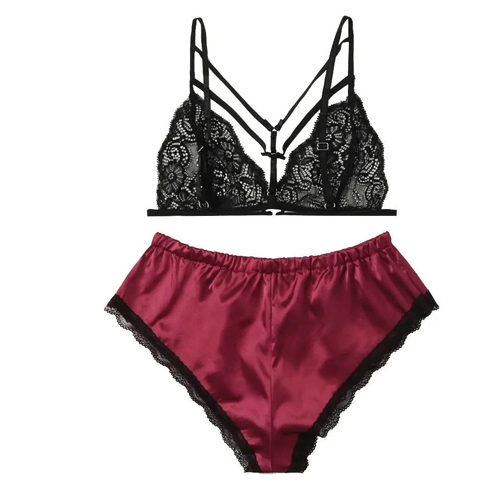 Silk Satin Underwear Lady Sexy Flowers Floral Lace Pajamas Women Suit Shorts S-xxl Fashion Summer Lingerie Py4 | Женская одежда