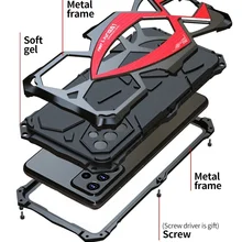 Metal Heavy Duty Protection For Samsung Galaxy A52 A72 S21 FE 5G Case Cover Shockproof Luxury Phone Armor Coque Funda Carcasa