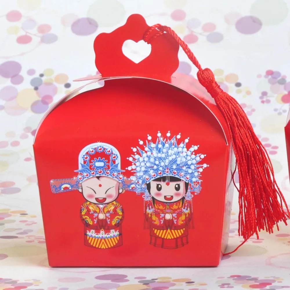 

100pcs/lot DIY Hollow Love Candy Box Creative Small Wedding Crown Fresh Paper Candy Box Red/Pink/Purple Party Supplies
