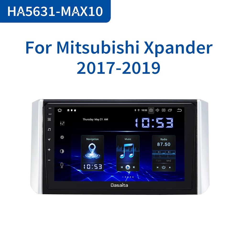 Автомобильный радиоприемник Dasaita сенсорный экран 9 дюймов IPS Android 10 0 для Mitsubishi Xpander