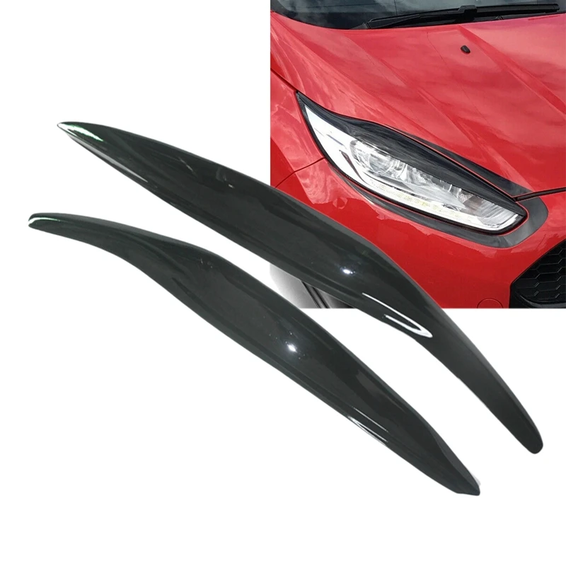 

Автомобильная фара Наклейка для бровей век яркий черный для Ford Fiesta MK7.5 MK8 2012-2017