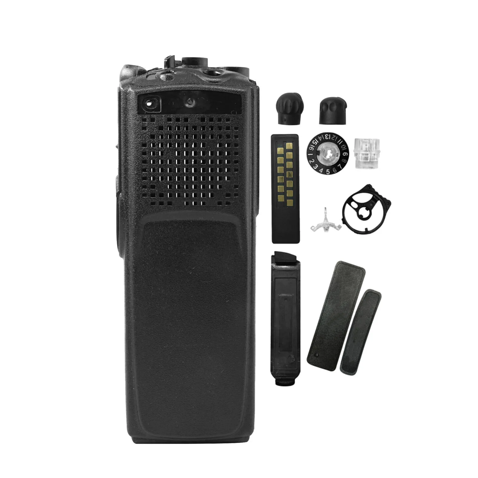 Black Walkie Talkie Replacement Front Housing Cover Case Kit For XTS5000 M1 Portable Two Way Radio