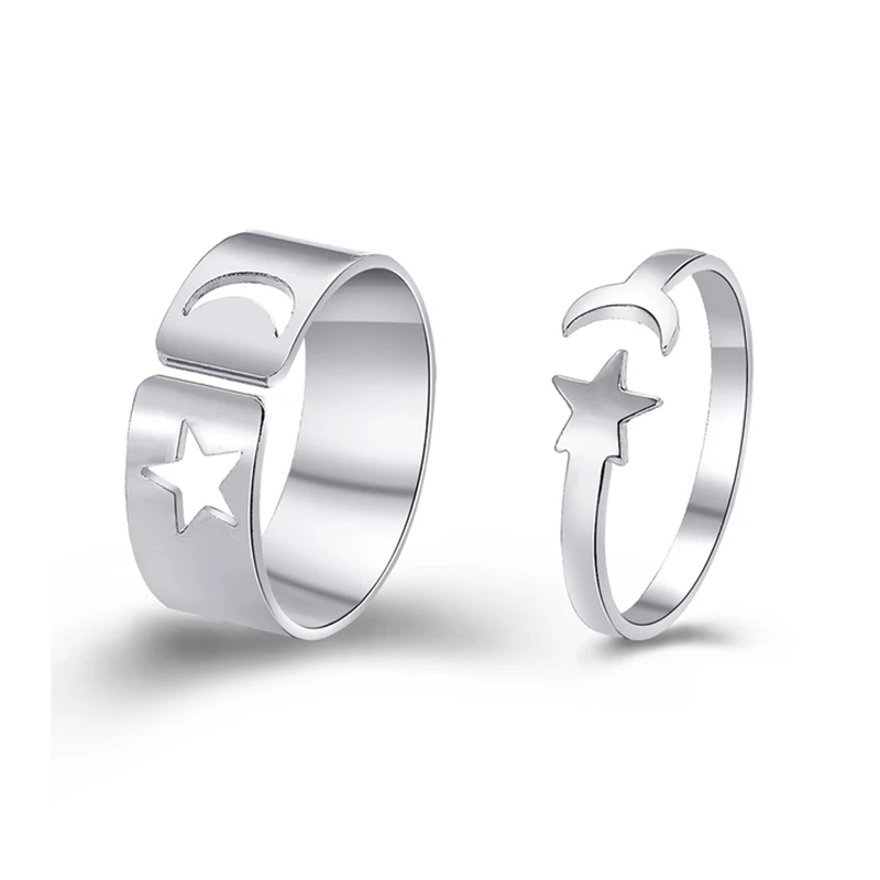 Корейские модные креативные кольца с бабочкой для женщин и мужчин набор парных