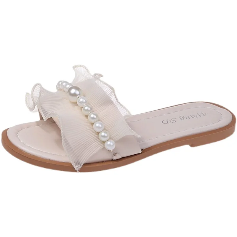 

Shoes Ladies' Slippers Luxury Slides Slipers Women Low Flat Designer 2021 Girl Soft Summer PU Fabric Rubber Rome Fashion Cotton