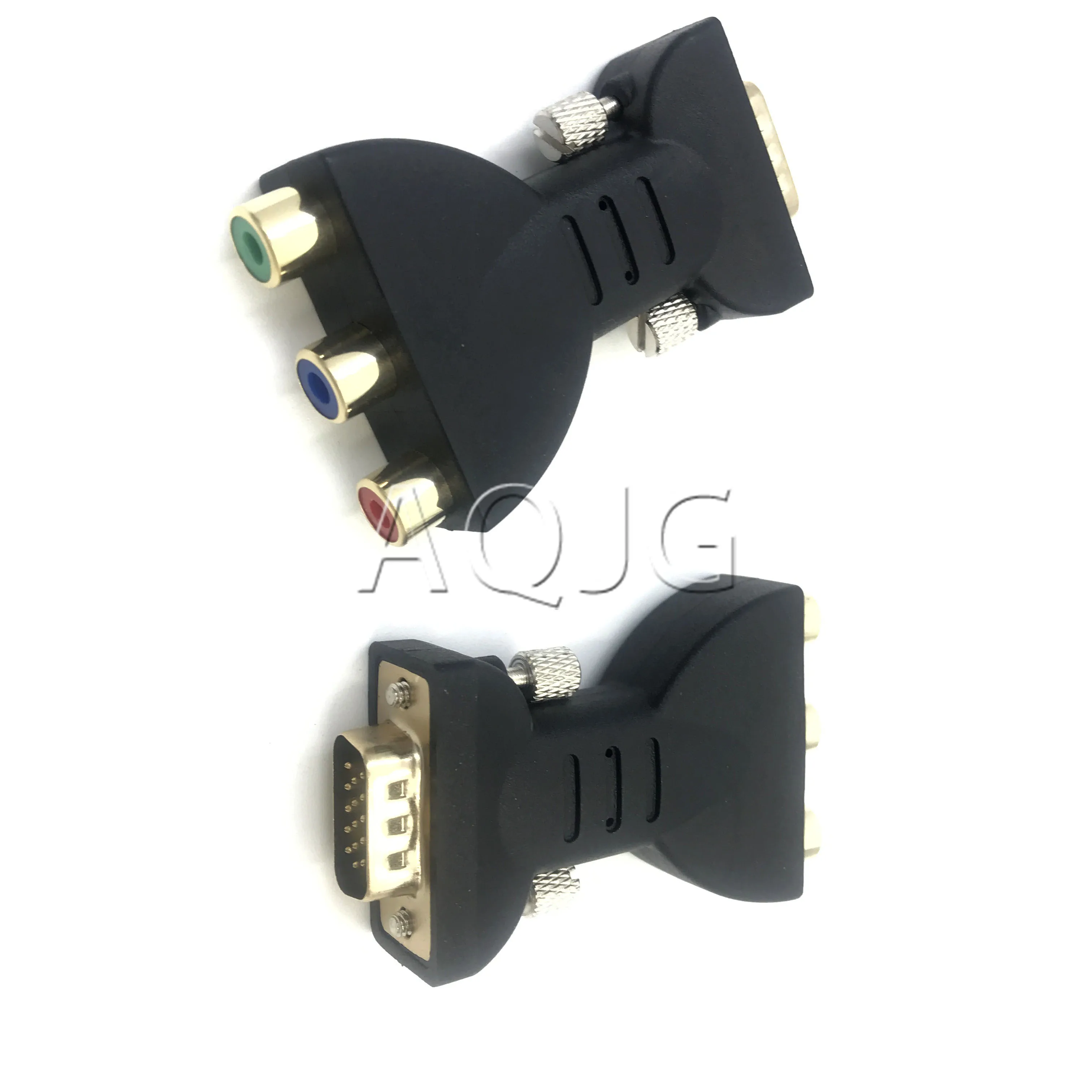 Новое поступление VGA RCA адаптер 3RCA видео Женский HD 15 булавки конвертер Стиль