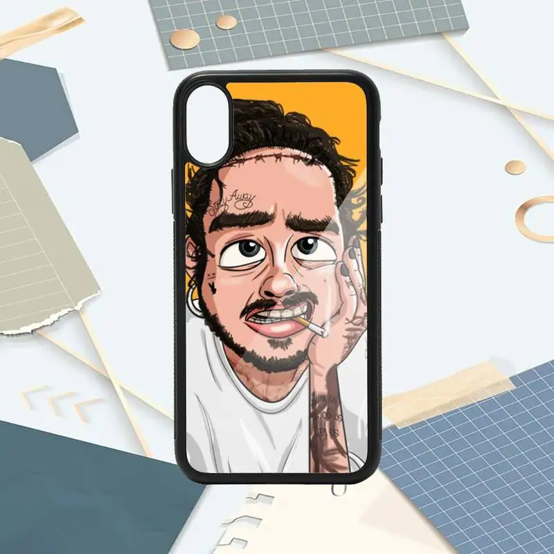 

Singer rapper Post Malone Beerbongs Phone Case PC for iPhone 11 12 pro XS MAX 8 7 6 6S Plus X 5S SE 2020 XR
