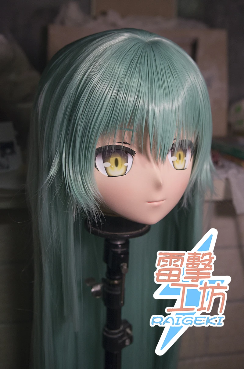 

(RAIGEKI MAKS 101) Silicone 2/3 Head Helloween Mask Crossdressing BJD DOLL Kigurumi Anime Fate/Grand Order Kiyohime Cosplay Mask