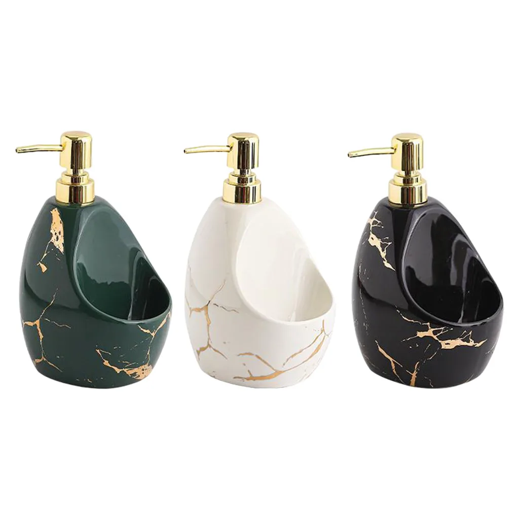 

Lotion Dispenser Hand Soap Liquid Makeup Bottle Holder Kitchen Home Office Foaming Sink Gel Organizer