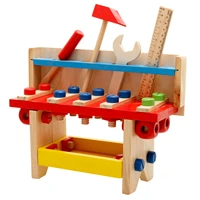 wooden workbench tools diy wooden disassembly tool chair montessori toys preschool learning educational wooden block toys