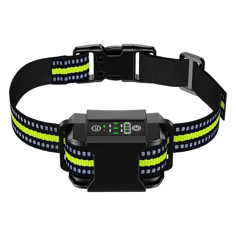 

Ошейник для собак, перезаряжаемый ошейник для дрессировки собак, автоматический ошейник против лая с 6 регулируемыми звуковыми сигналами и ...