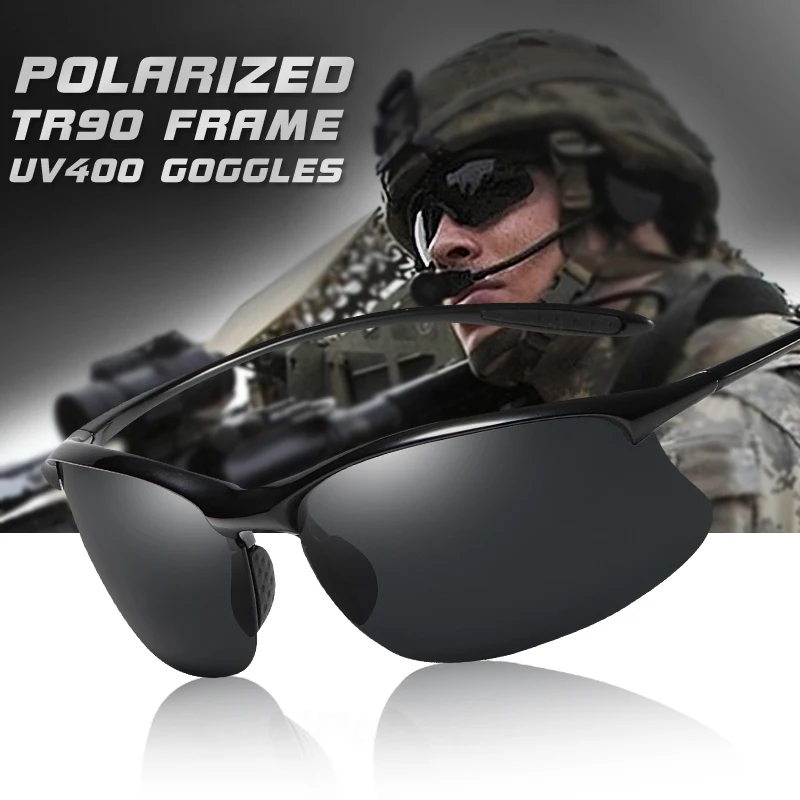 

2021 Top Ultralight TR90 Polarized Sunglasses Anti-UV Driving Men Shades Male Military Sun Glasses Eyewear Goggles Gafas De Sol