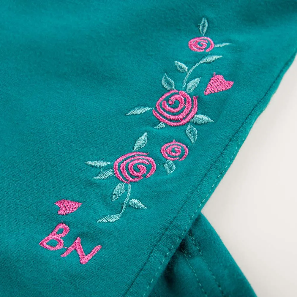 Брюки BOSSA NOVA для девочек 'Вышивка' | Мать и ребенок