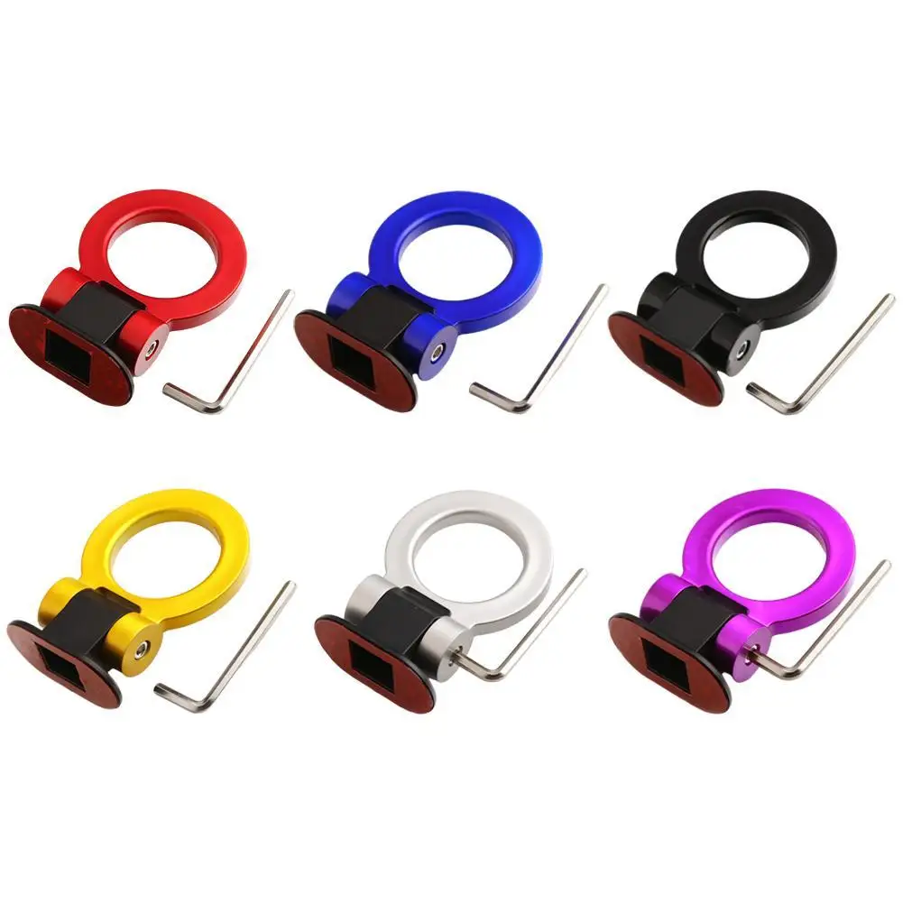 

Car Tow Hook Universal Auto Towing Hook Sticker Decoration Car Rear Front Trailer Simulation Racing Rig Car Styling