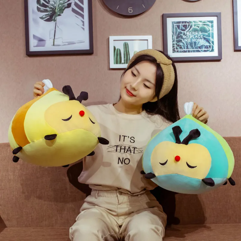 Плюшевая подушка в виде животного набивные куклы мягкая пчелы милая насекомое