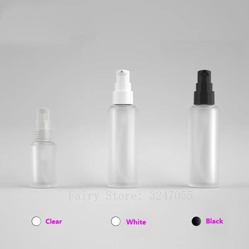 

Пустой косметический матовый вакуумный контейнер с насосом для лосьона, 20 мл, 50 мл, 20 шт./лот, портативная безвоздушная косметическая жидкос...