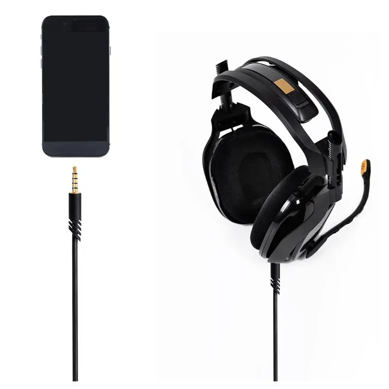 

Earphone Cable Audios Cord with Tuning Function for Lo-gitech As-tro A10 A40tr