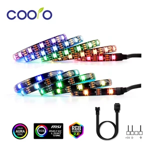 Материнская плата RGB WS2812b, светодиодная лента для ПК чехол, для ASUS Aura SYNC,MSI мистический светильник SYNC,RGB Fusion 2,0, 3-контактный разъем