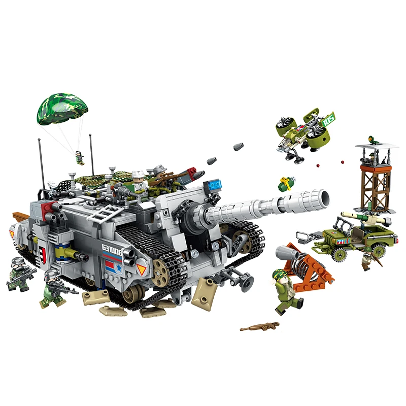 

Panslow Justice Action Series Children's Building Assembled Toy Boys Military Robot Puzzle Assembly Model