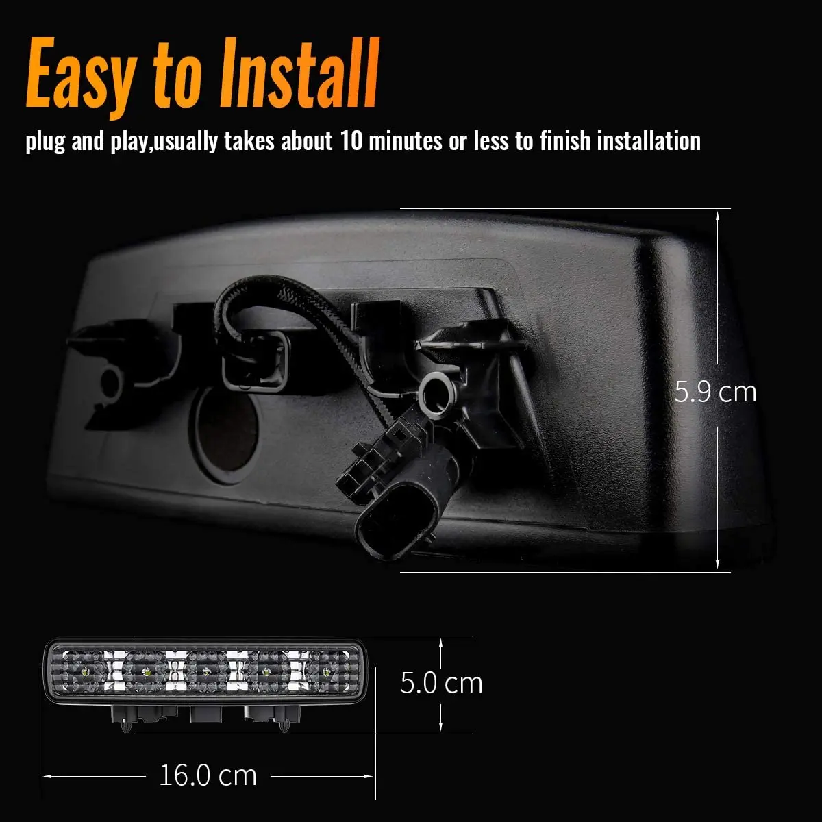 Третий 3rd тормозной светильник светодиодный проектор задний фонарь в сборе