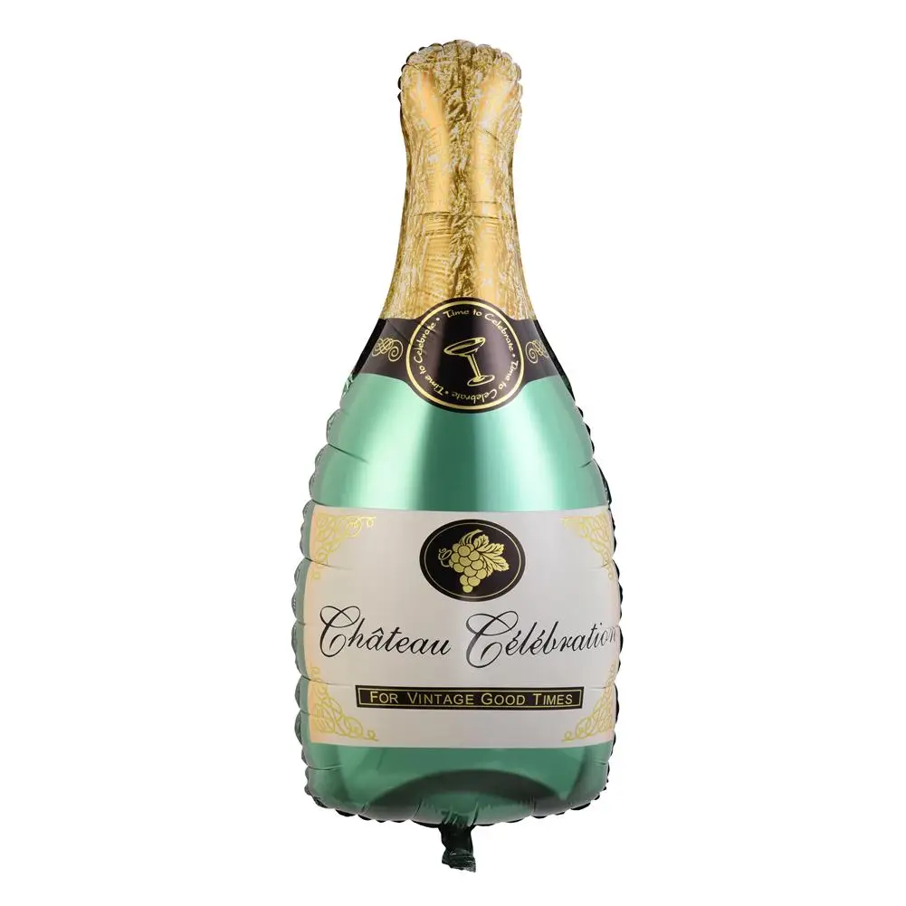 Бокал для вина шампанское кольцо с бриллиантами шарик из алюминиевой фольги