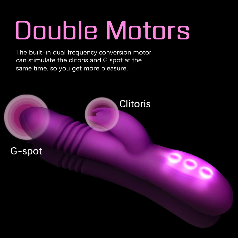 Двойная Вибрирующая телескопическая AV Wand нагревательный дизайн Женский