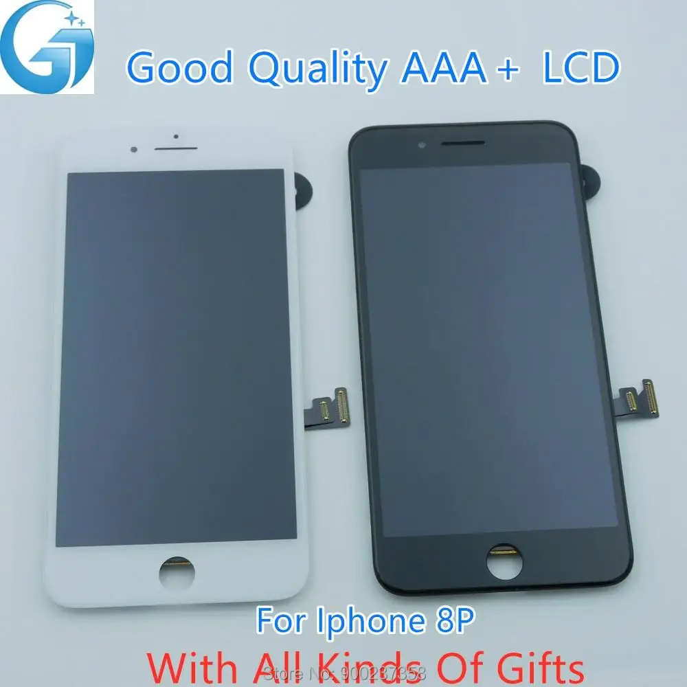 

Высококачественный ЖК-экран класса AAAA +++ для iPhone 8P в сборе, дигитайзер, полная замена экрана Pantalla + камера