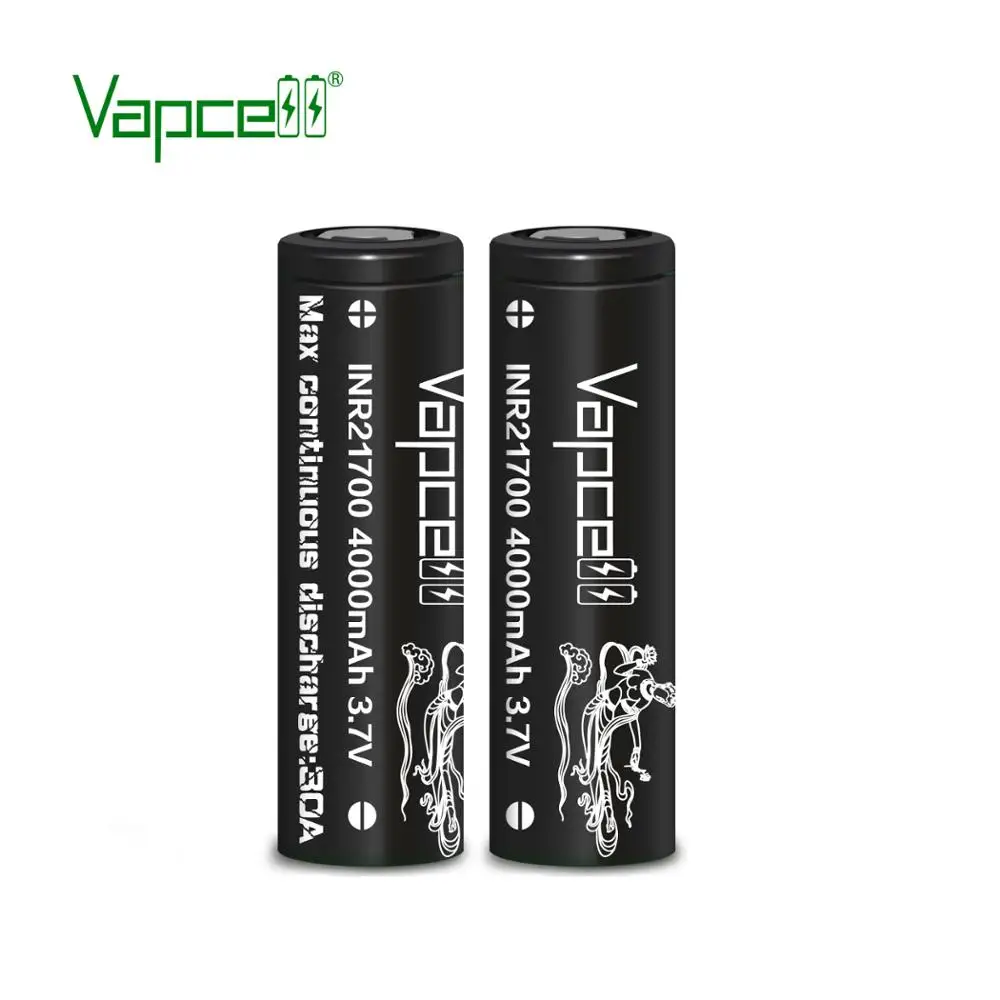 1 USD купон Vapcell натуральная 21700 4000 мА/ч, 30A 3,7 v Перезаряжаемые литий-ионная аккумуляторная батарея vtc6A rewrap выполняет 40т большое вверх 20A-25A