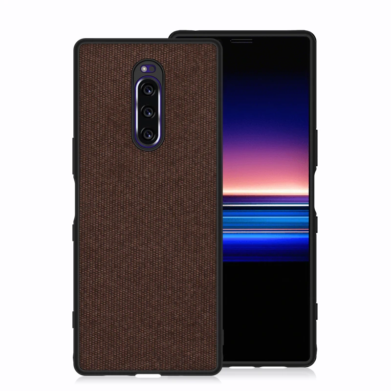 Aveuri роскошный тканевый чехол для телефона LG G8S G8 ThinQ Stylo 5 Coque Бизнес ПУ; кожа; силикон задняя крышка для LG V40 K40 чехол - Цвет: Pure Brown