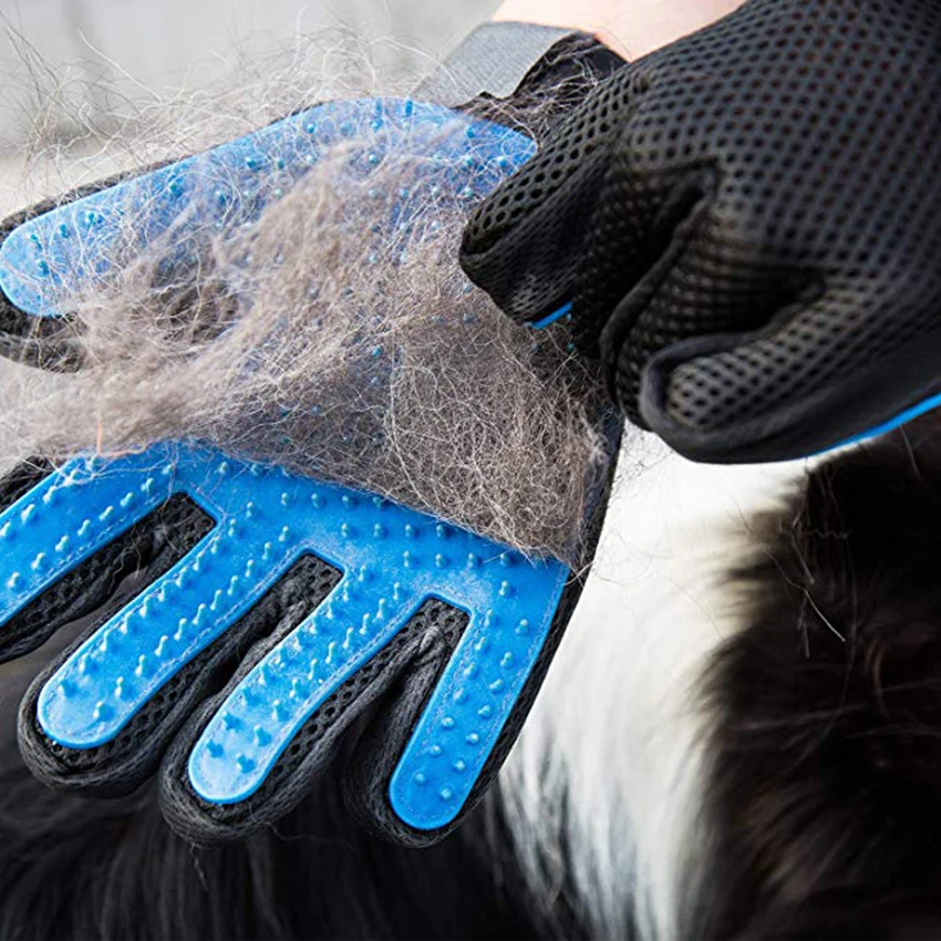 

Grooming Handschoen Voor Honden Kam Handschoen Voor Kat Vinger Reiniging Massage Handschoen Voor Dierlijke Grooming Hond Haar D