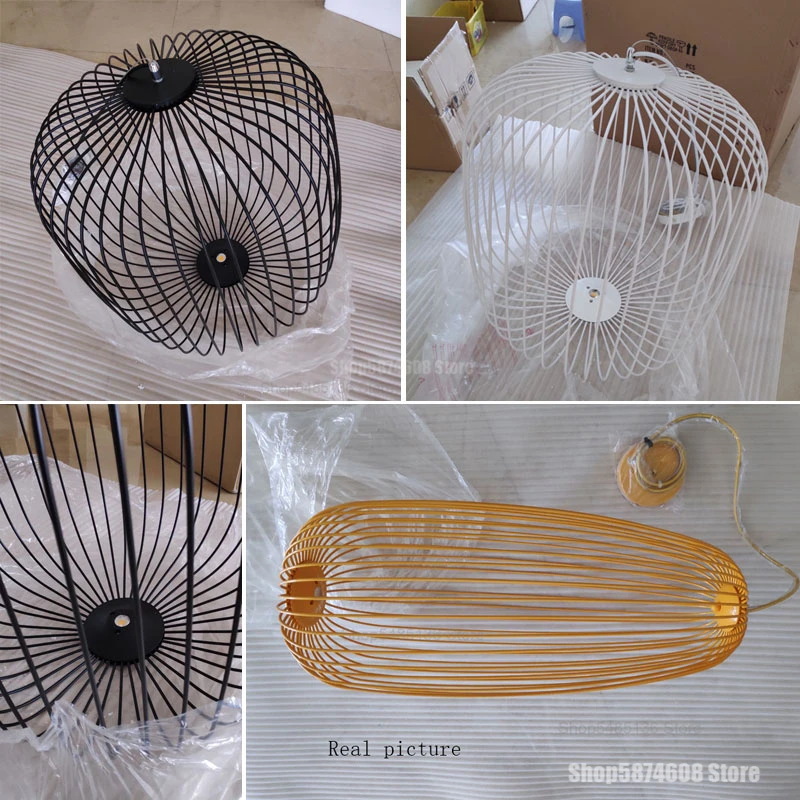 Foscarini спицы 1/2 подвесной светильник s современная светодиодная птичья клетка